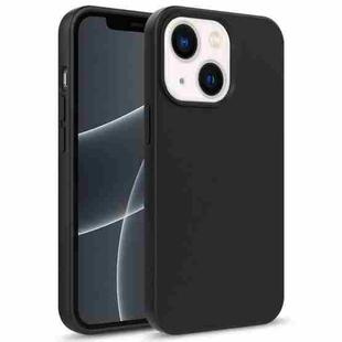For iPhone 15 Plus Starry Series Shockproof Straw Material + TPU Protective Case(Black)