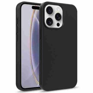 For iPhone 16 Pro Max Starry Series Shockproof Straw Material + TPU Protective Case(Black)