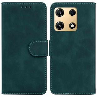 For Infinix Note 30 Pro Skin Feel Pure Color Flip Leather Phone Case(Green)