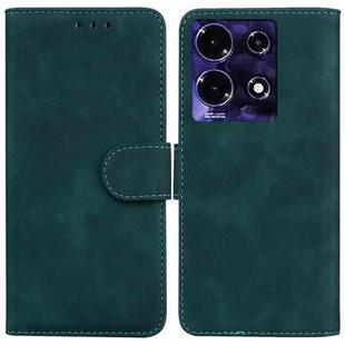 For Infinix Note 30i Skin Feel Pure Color Flip Leather Phone Case(Green)