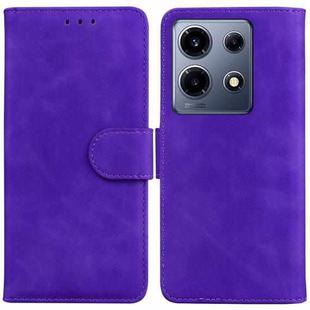 For Infinix Note 30 VIP Skin Feel Pure Color Flip Leather Phone Case(Purple)