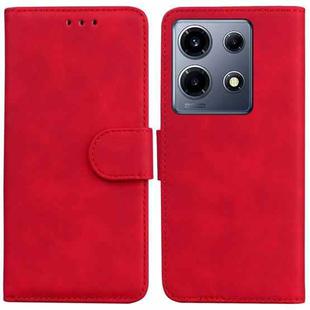 For Infinix Note 30 VIP Skin Feel Pure Color Flip Leather Phone Case(Red)