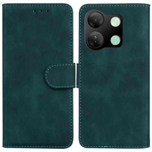 For Infinix Smart 7 HD Skin Feel Pure Color Flip Leather Phone Case(Green)