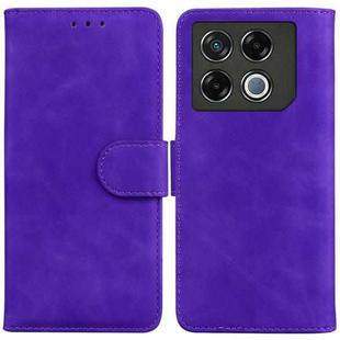 For Infinix GT 20 Pro 5G Skin Feel Pure Color Flip Leather Phone Case(Purple)