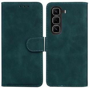 For Infinix Hot 50 Pro+ 4G Skin Feel Pure Color Flip Leather Phone Case(Green)