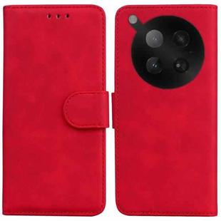 For Infinix Zero 40 4G / 5G Skin Feel Pure Color Flip Leather Phone Case(Red)