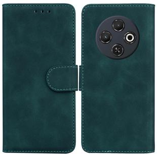For Tecno Spark 30C Skin Feel Pure Color Flip Leather Phone Case(Green)