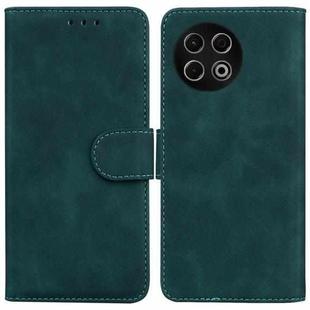 For Tecno Spark 30 Pro Skin Feel Pure Color Flip Leather Phone Case(Green)
