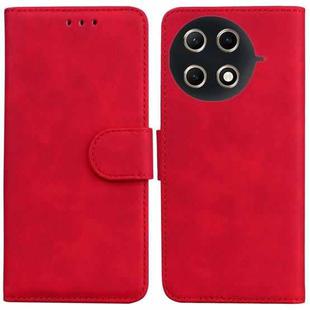 For Tecno Camon 30S / Camon 30S Pro Skin Feel Pure Color Flip Leather Phone Case(Red)