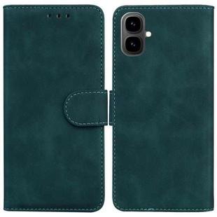 For Tecno Pop 10 / Spark Go 2 4G Skin Feel Pure Color Flip Leather Phone Case(Green)