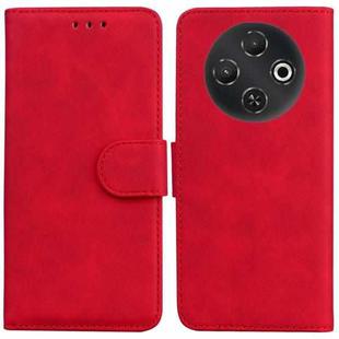 For Tecno Pop 9 5G / Spark 30C 5G Skin Feel Pure Color Flip Leather Phone Case(Red)