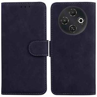 For Tecno Pop 9 5G / Spark 30C 5G Skin Feel Pure Color Flip Leather Phone Case(Black)