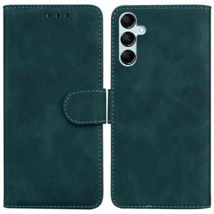 For Samsung Galaxy M54 Skin Feel Pure Color Flip Leather Phone Case(Green)