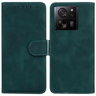 For Xiaomi 13T / 13T Pro / Redmi K60 Ultra Skin Feel Pure Color Flip Leather Phone Case(Green)