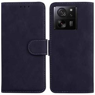 For Xiaomi 13T / 13T Pro / Redmi K60 Ultra Skin Feel Pure Color Flip Leather Phone Case(Black)