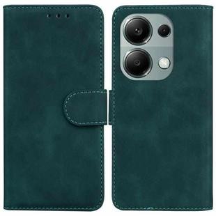 For Xiaomi Poco M6 Pro 4G Skin Feel Pure Color Flip Leather Phone Case(Green)