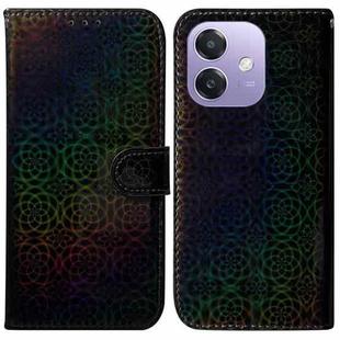 For OPPO A5x 5G / A3 4G / 5G / A3x 4G / 5G Colorful Magnetic Buckle Leather Phone Case(Black)