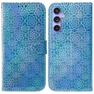 For Samsung Galaxy S23 FE 5G Colorful Magnetic Buckle Leather Phone Case(Blue)