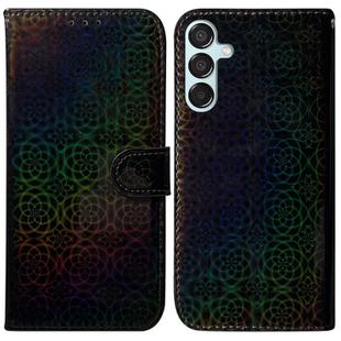 For Samsung Galaxy M15/F15 Colorful Magnetic Buckle Leather Phone Case(Black)