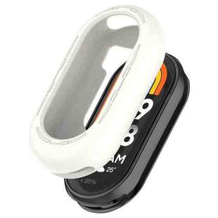 For Xiaomi Mi Band 8 Pure Color Silicone Watch Protective Case(Official White)