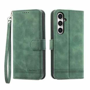 For Samsung Galaxy S23 FE Dierfeng Dream Line Leather Phone Case(Green)