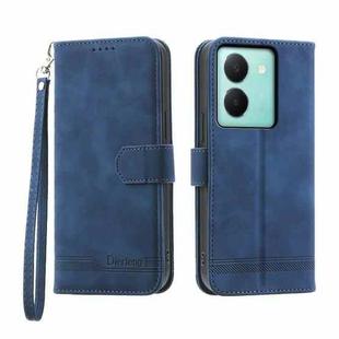 For vivo Y36 Dierfeng Dream Line Leather Phone Case(Blue)