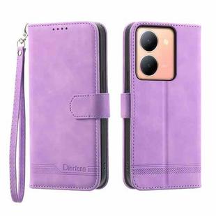 For vivo Y78 Dierfeng Dream Line Leather Phone Case(Purple)