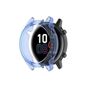 For Huawei Honor Magic watch2 46mm TPU Wrapped Empty Half Case Watch Case(Transparent Blue)