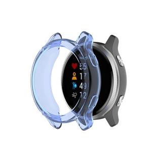 For Garmin Venu TPU Wrapped Empty Half Case Watch Case(Transparent Blue)