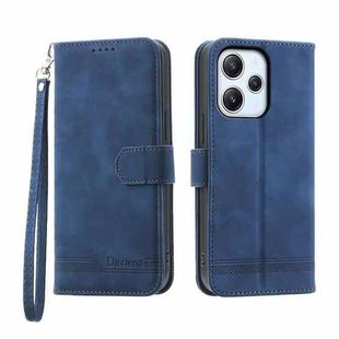 For Xiaomi Redmi 12 Dierfeng Dream Line Leather Phone Case(Blue)