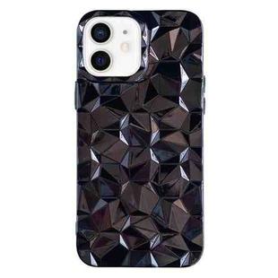 For iPhone 11 Electroplating Honeycomb Edged TPU Phone Case(Black)