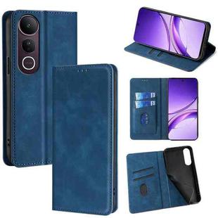 For vivo V50 Lite 5G Skin Feel Magnetic Leather Phone Case(Blue)
