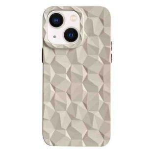 For iPhone 14 Honeycomb Edged TPU Phone Case(White)