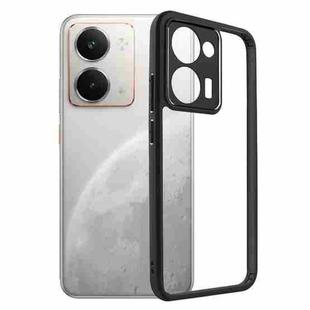 For Realme P3 Ultra Frosted TPU + Transparent PC Phone Case(Black)