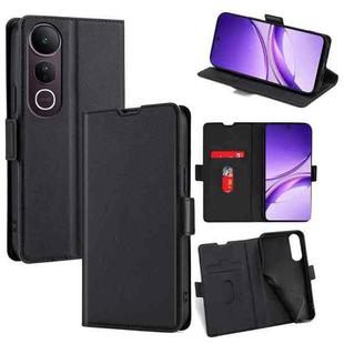 For vivo V50 Lite 5G Ultra-thin Voltage Side Buckle Horizontal Flip Leather Phone Case(Black)