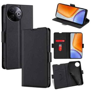 For vivo Y39 5G Global Ultra-thin Voltage Side Buckle Horizontal Flip Leather Phone Case(Black)
