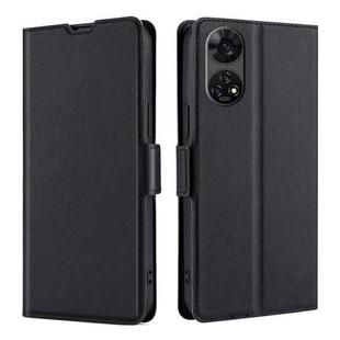 For ZTE Anshin Family Ultra-thin Voltage Side Buckle Horizontal Flip Leather Phone Case(Black)