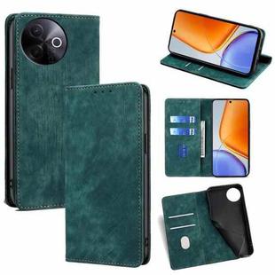 For vivo Y39 5G Global RFID Anti-theft Brush Magnetic Leather Phone Case(Green)