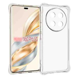 For Honor X60 Pro Shockproof Non-slip Thickening TPU Phone Case(Transparent)