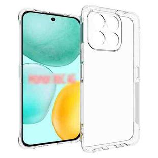 For Honor X6c 4G Shockproof Non-slip Thickening TPU Phone Case(Transparent)