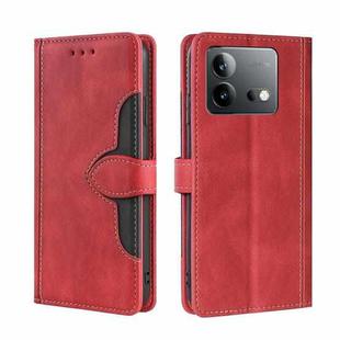 For vivo iQOO Neo 8 / 8 Pro 5G Skin Feel Magnetic Buckle Leather Phone Case(Red)