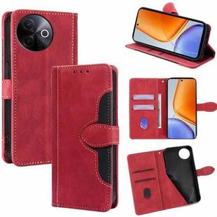 For vivo Y39 5G Global Skin Feel Magnetic Buckle Leather Phone Case(Red)