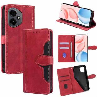 For Honor 400 Global 156.5mm Skin Feel Magnetic Buckle Leather Phone Case(Red)