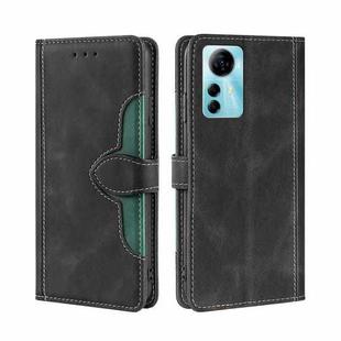 For ZTE Blabe V41 Smart 4G Skin Feel Magnetic Buckle Leather Phone Case(Black)