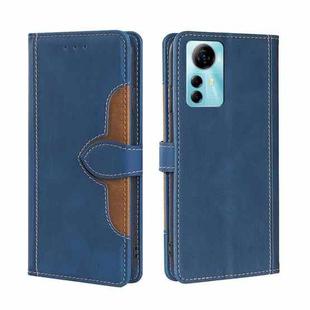 For ZTE Blabe V41 Smart 4G Skin Feel Magnetic Buckle Leather Phone Case(Blue)