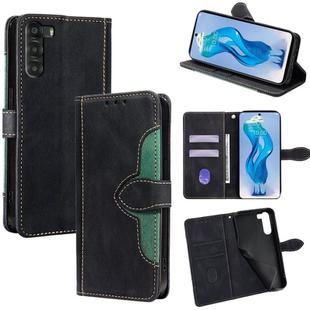 For ZTE nubia S 5G A403ZT Skin Feel Magnetic Buckle Leather Phone Case(Black)