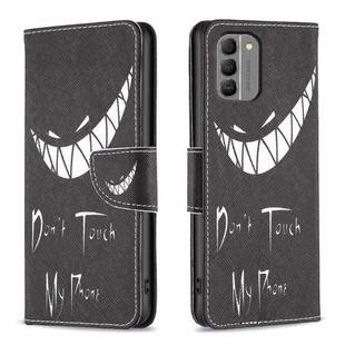 For Nokia G310 Colored Drawing Pattern Leather Phone Case(Smirk)