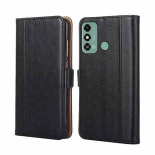 For ZTE Blade A53 4G Ostrich Texture Horizontal Flip Leather Phone Case(Black)