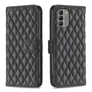 For Nokia G310 Diamond Lattice Wallet Flip Leather Phone Case(Black)