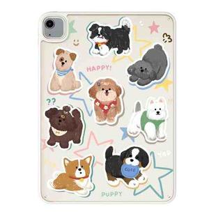 For iPad 10th Gen 10.9 2022 Painted Acrylic Tablet Case(Star Puppy)